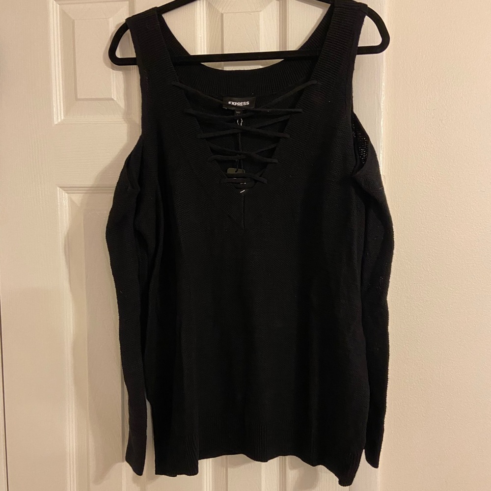 Black Express Sweater